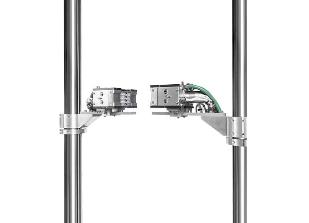 1200°C Opening multizone Compact lamps furnace