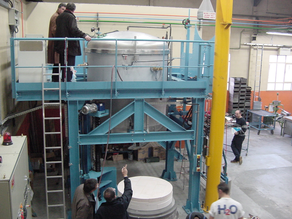 1800°C Bottom loading furnace Large capacity