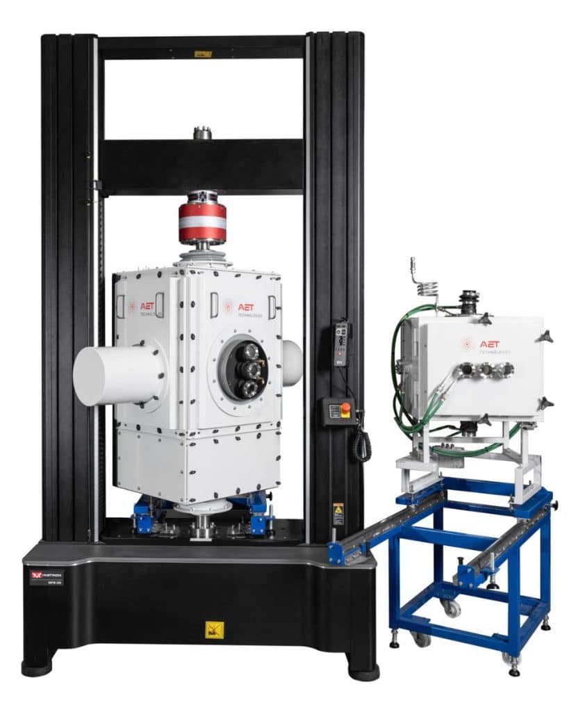 Four pour essais de compression traction et flexion sous air et sous atmosphère contrôlée 1500°C